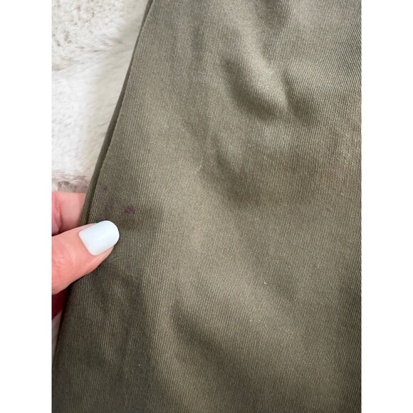 Banana Republic Jeans High Rise Size 10 Olive utility Stretch Pockets - Picture 6 of 7
